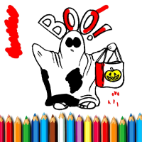 Play Halloween Coloring Book